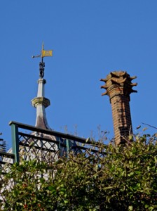 Weather vane & period chimney at the Beacon
